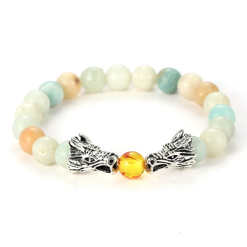 Лидер продаж золотые бусины с двойным драконом дизайнерские очаровательные