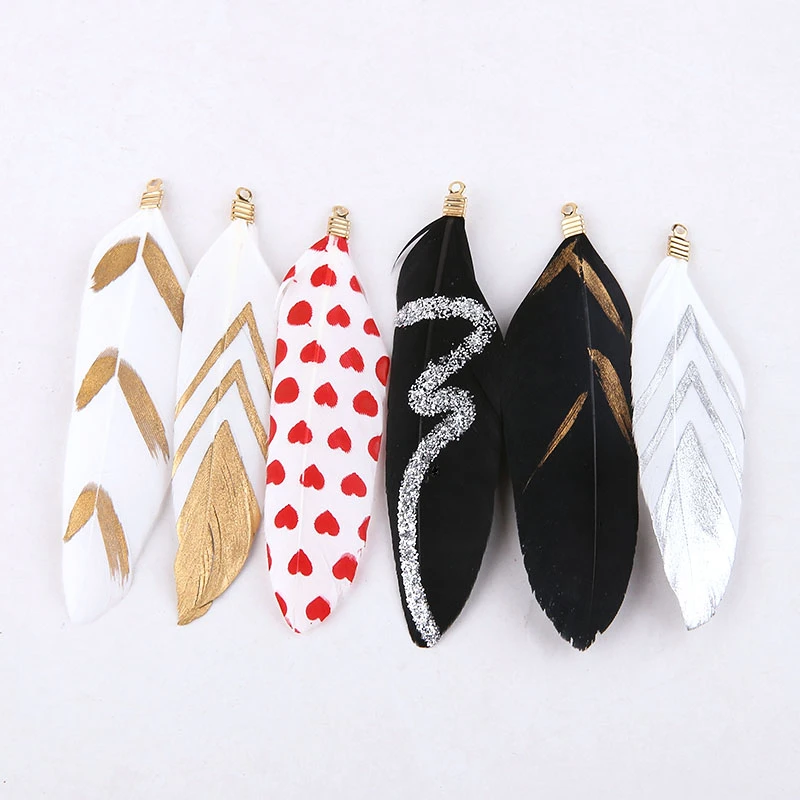 10 шт. корейские серьги для женщин нежный цвет пера вечеринки повседневный