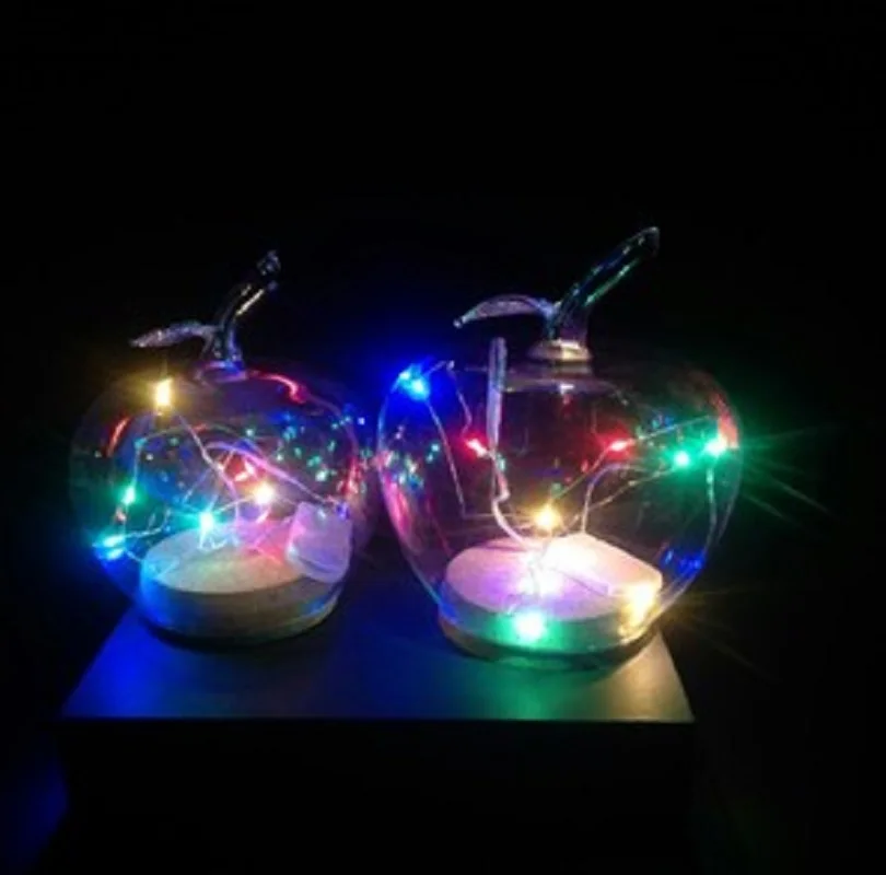 Стеклянная ваза ручной работы из прозрачного стекла с изображением вечного