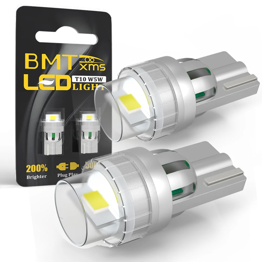 

BMTxms 2x T10 W5W LED Error Free Light Bulb For Hyundai Solaris Accent i40 i30 ix35 i20 i10 Elantra Santa Fe Tucson Getz