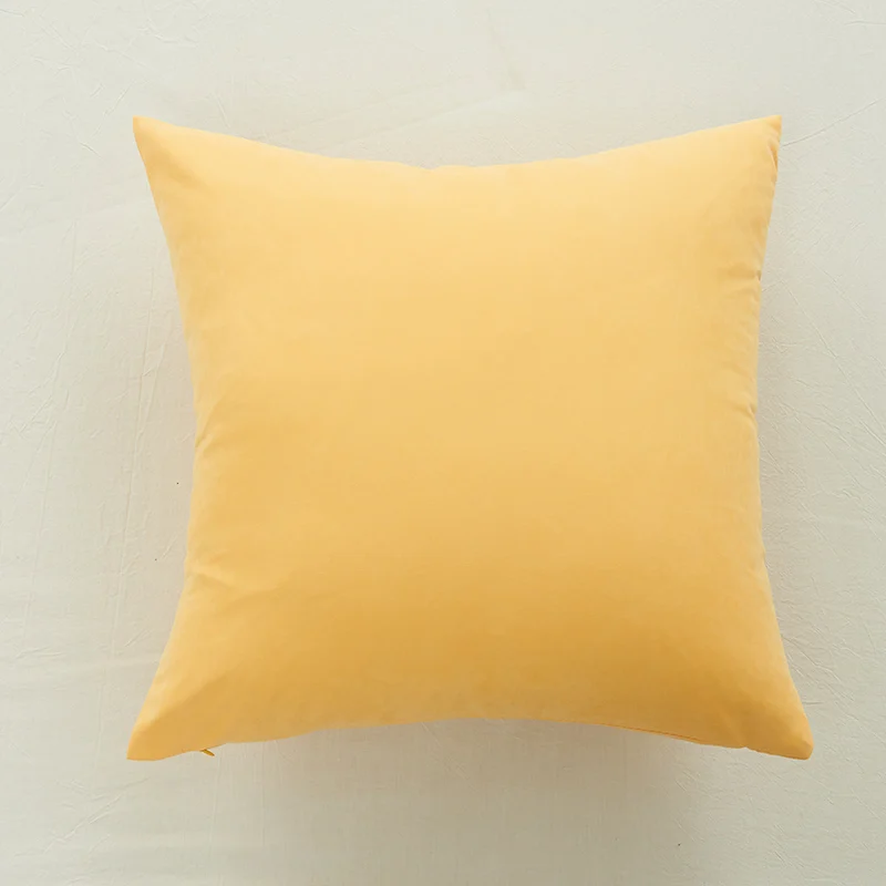 cushion cover7 Однотонная желтая оранжевая Подушка, наволочки 40*40 45*45 50*50 55*55 60*60 см, без внутренней подушки, Наволочки almofada для дивана X100 - Цвет: cushion cover7
