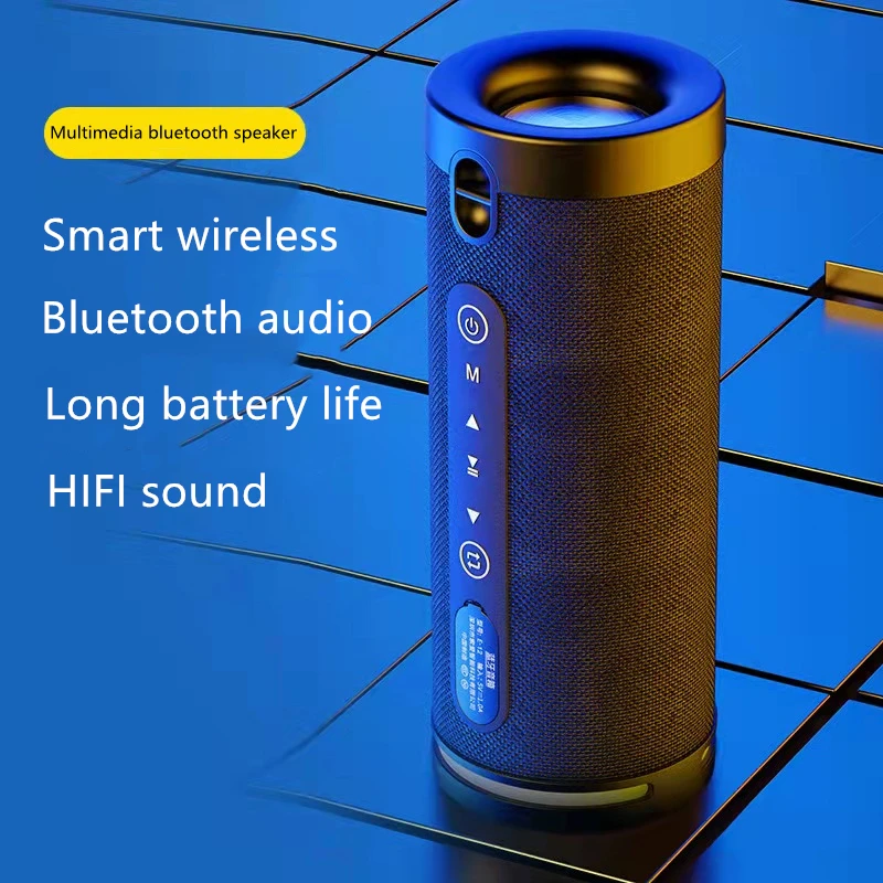 

Portable Bluetooth Speaker Wireless Bass Subwoofer Waterproof Outdoor Speakers Boombox AUX TF USB Stereo Loudspeaker Music Box