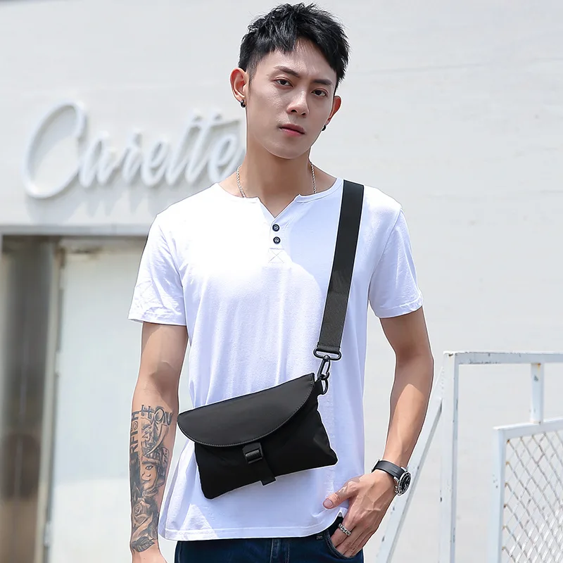 Мужская Наплечная Сумка в Корейском стиле стильная сумка через плечо Уличная