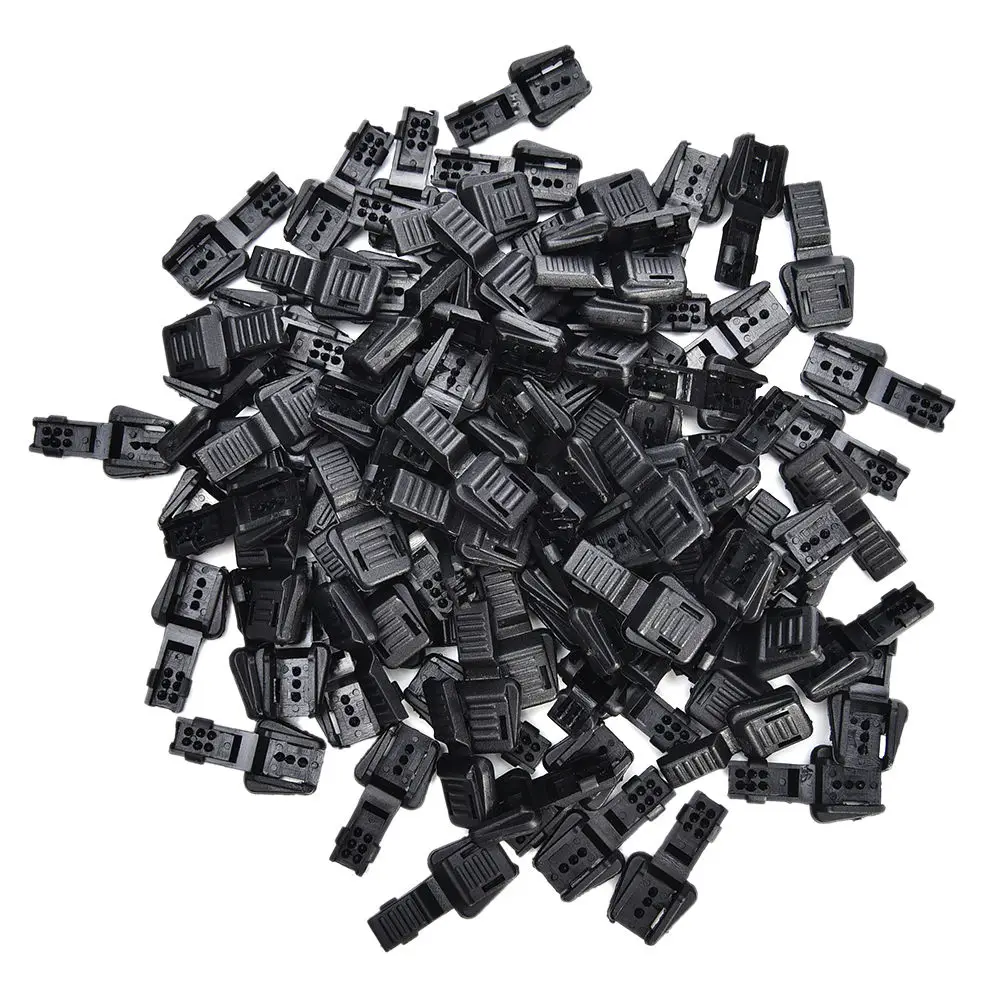 

20 PCS/lot Black Useful Paracord Plastic Zippers Pull Replacement For Bag Parts Accessories Wholesale