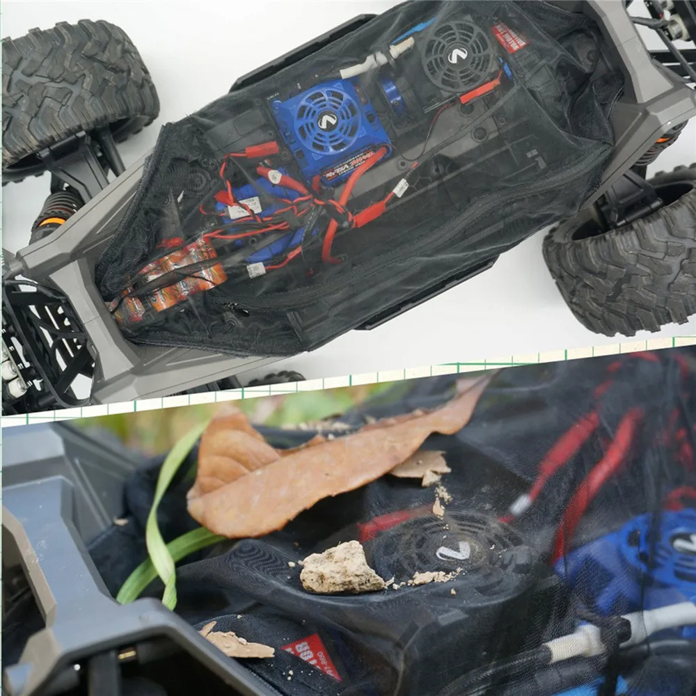 Кузова Автомобиля защита от пыли сетчатая крышка предупреждение для 1/10 TRAXXAS Droid
