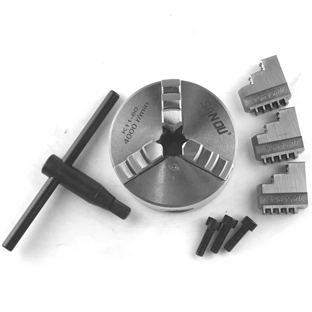 Высокая точность Три кулачковый патрон Самоцентрирующийся механический станок