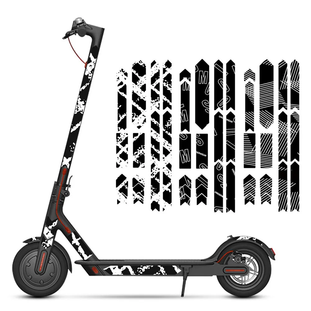 

Scooter Reflective Sticker For Xiaomi Pro/1S Electric Scooter Night Riding Reflective Stickers Safety Skateboard Accessories
