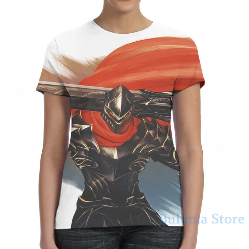 Ainz ooal платье OVERLORD BERSERKer Мужская футболка женская с принтом модная для девочек
