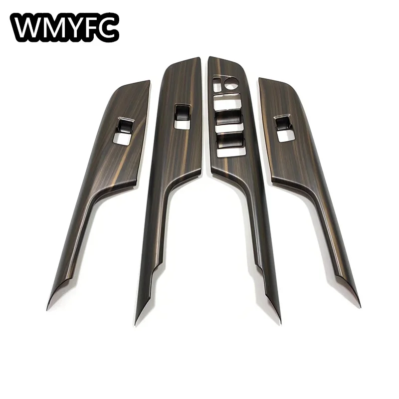 

LHD & RHD стеклоподъемник крышка переключателя интерьерная дверь подлокотник панель отделка ABS для Toyota Harrier Venza 2020-2022