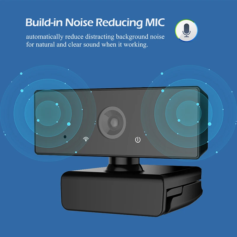 

HD 1080P PC Camera Webcam with Microphone for Laptop Desktop Video Recording QJY99