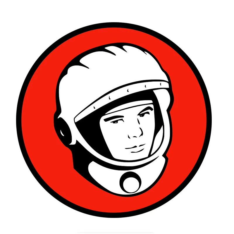 Yuri Gagarin космонавт СССР для авто автомобиля/бампера/окна виниловые наклейки DIY