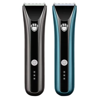 dog grooming clippers usb charging pet hair trimmer low noise shaver for trimming dogs thick hair coat ipx7 waterproof