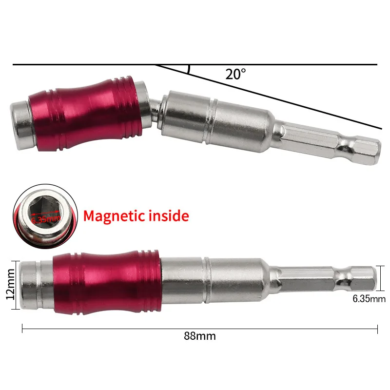Magnetic Hexagonal Shank Universal Extension Rod Electric Drill Screwdriver Longer Quick Change Bit | Инструменты