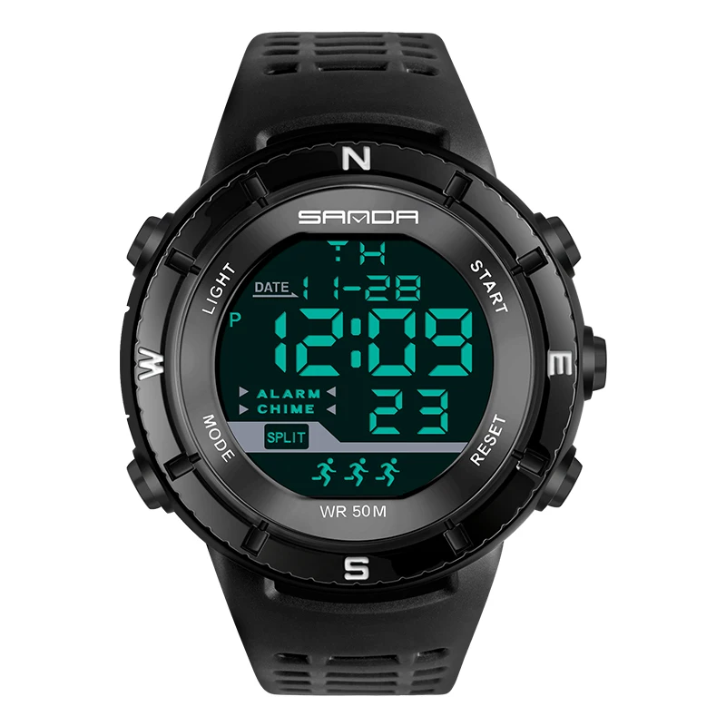 Бренд SANDA Для мужчин обратный отсчет секундомер на открытом воздухе спортивные