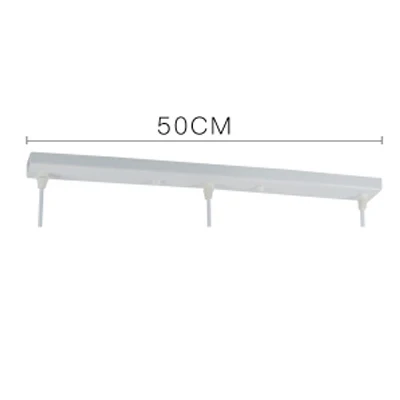 White Long bar 50cm Современный светодиодный подвесной светильник с металлическим шариком, лампа для гостиной, спальни, магазина, бара, современный светильник, украшение - Цвет корпуса: White Long bar 50cm