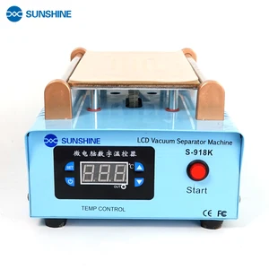 sunshine s 918k 8 5 inch lcd vacuum separator machine mobile phone lcd screen repair separator display glass removing free global shipping