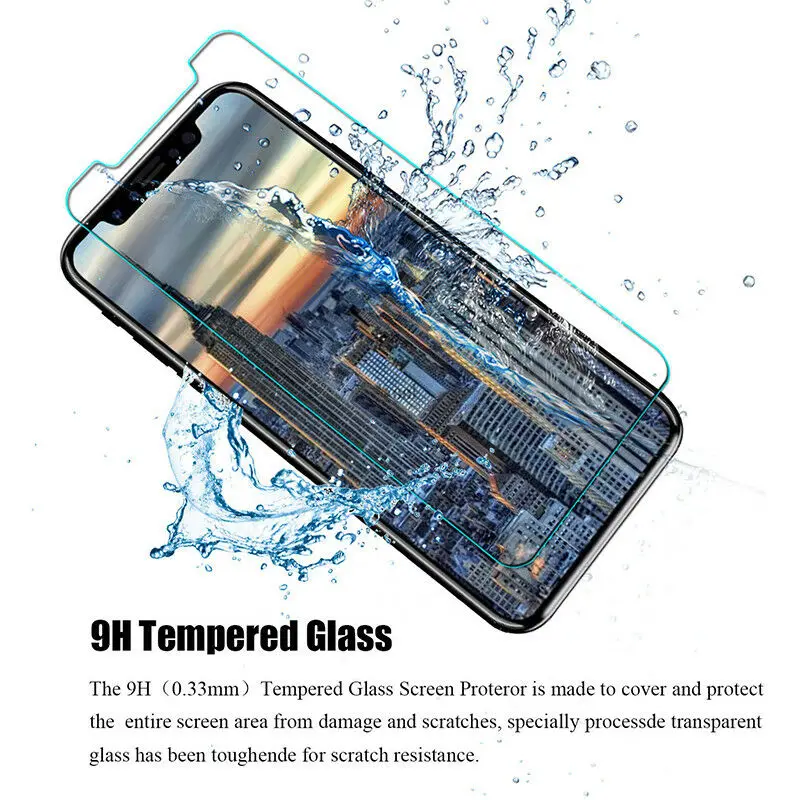 4 шт./упак. HD Экран протекторы для Iphone11 Pro Max X XS XR 6 7 8 Plus SE 2020 с уровнем твердости 9H
