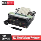 GORDAK 853 Антистатическая станция предварительного нагрева с цифровым дисплеем, настройка температуры, станция для распайки 12*12 см, нагревательная пластина