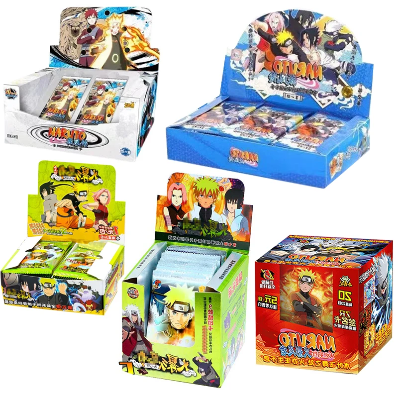 Naipes-Cartas de papel de cartas para ni&ntilde;os, juegos de cartas, perif&eacute;rico de anim&eacute;, colecci&oacute;n de personajes, regalo para chico-0
