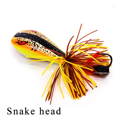 

Silicone Soft Frog Fishing Lure Lifelike Topwater Floating Jump Frog With Hook Artificial Wobbler bait For Lake River