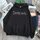 Лидер продаж, толстовки с японским аниме Death Note, мужские милые Мультяшные зимние теплые толстовки Misa Amane уличная одежда с графическим принтом в стиле Харадзюку, мужские свитшоты