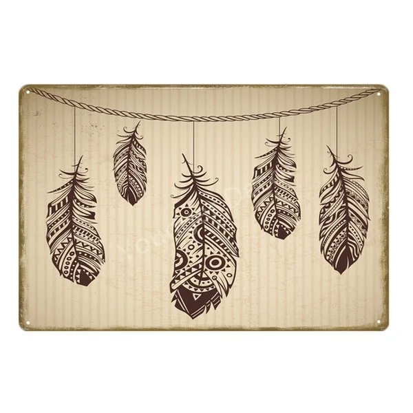 

Винтажный Индийский Большой Ловец снов, металлические знаки, настенная живопись, печать, плакат, настенная наклейка, украшение для паба, бар...