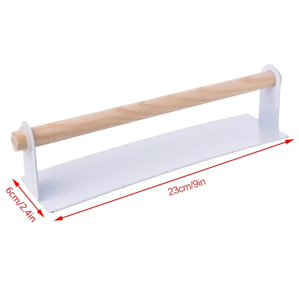 

Iron Wrought Towel Rack Paper Towel Holder Roll Rack Adhesive Wooden Hanging Punch Free Self Supplies For Kitchen Bathroom