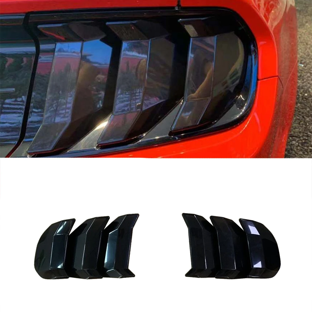 

Задняя фара автомобиля, декоративная задняя фара для Ford Mustang 2018 2019 2020 2021, внешний автомобильный аксессуар из АБС-пластика, утолщенный Стайли...