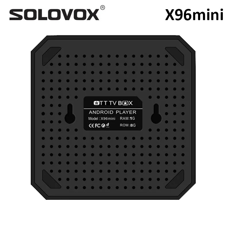 Мини ТВ приставка SOLOVOX X96 Android 7 1 2 + 16 ГБ Amlogic S905W 4 ГГц Wi Fi|ТВ-приставки и медиаплееры|
