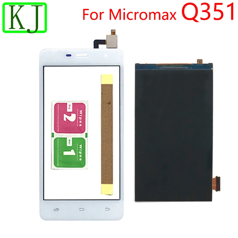 Сенсорный ЖК-дисплей для Micromax Q351, сенсорный экран, дигитайзер, сенсорная панель