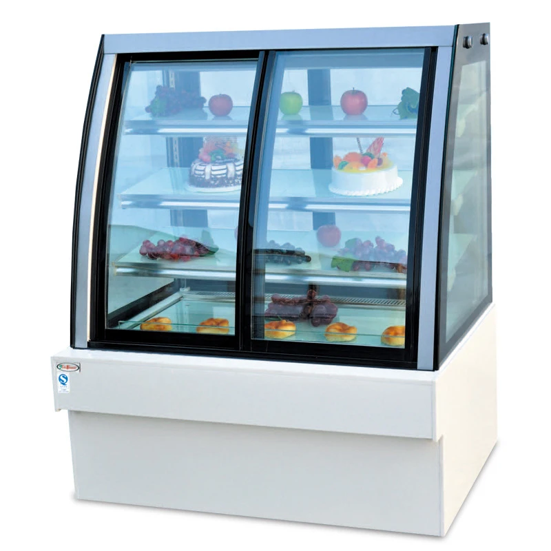 

CF-1200 Luxury Front and Rear Door Display Cabinet Commercial Cake Shop Western Restaurant Food Fast Refrigeration Cabinet R134A
