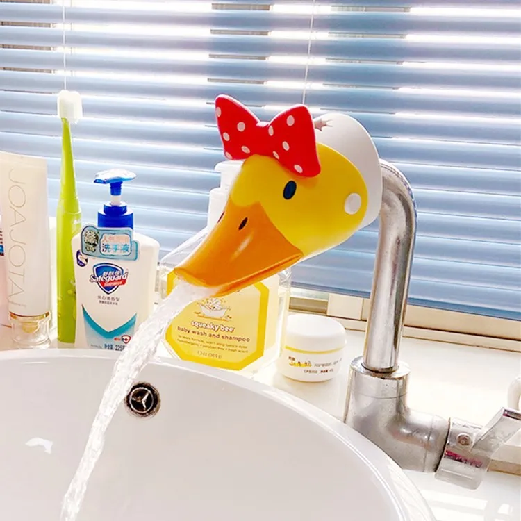 

Экономия воды, мультяшный инструмент для детской комнаты, милый разветвитель, помогает детям мыть руки, ванной, кухни, кран для детей