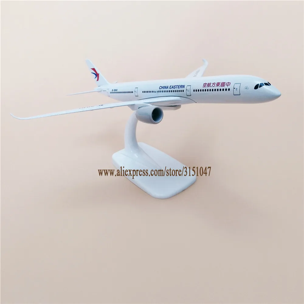 Модель самолета из металлического сплава 20 см авиакомпании China East Airlines аэробус 350