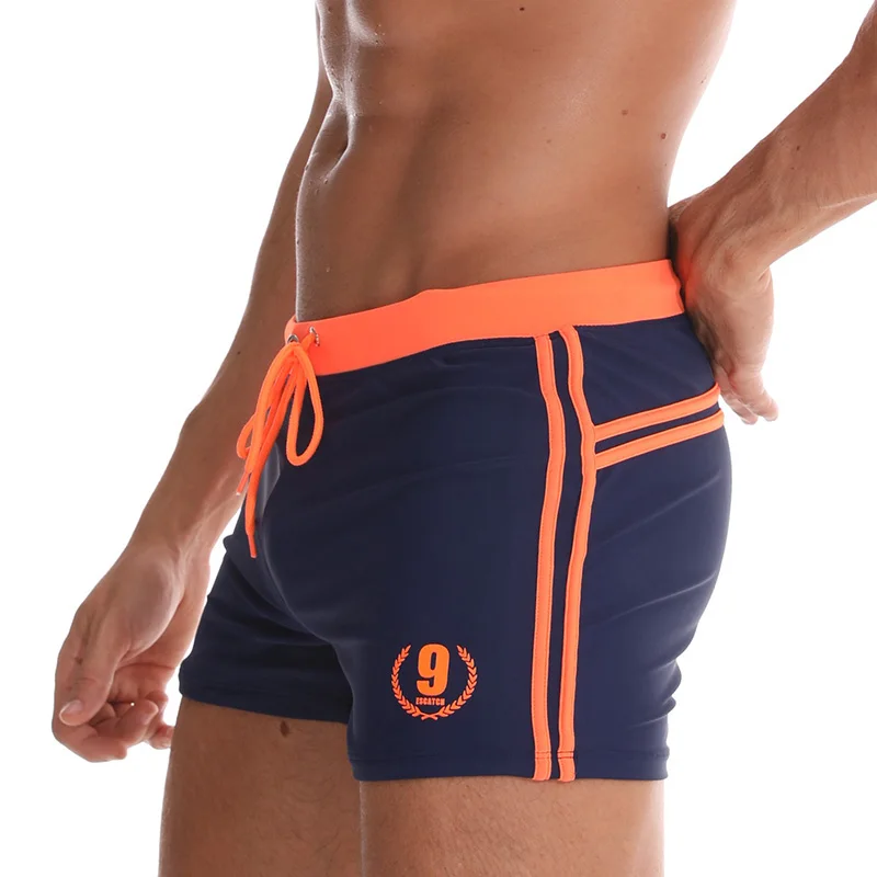 

MIMY Mens Swimwear Boy Swim Suits Boxer Shorts Swim Trunks Men Swimsuit
