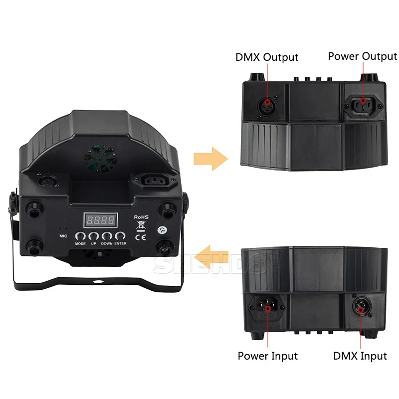 

SHEHDS LED Par 7x18W RGBWA+UV 6IN1 Светильник