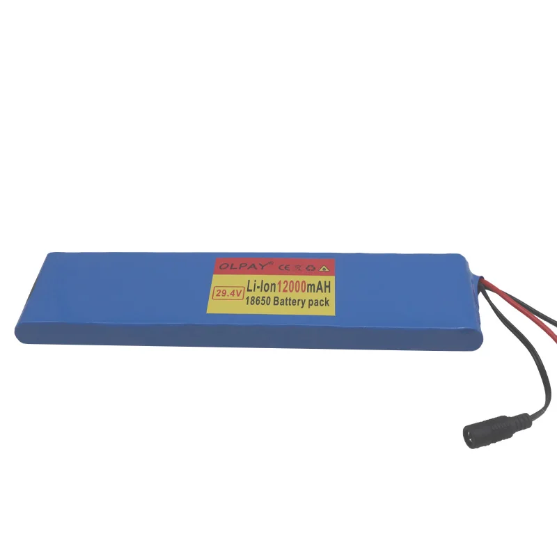 

24V 12Ah 7S2P 18650 li-ion Rechargeable battery pack 29.4v12000mAh electric bicycle moped Balancing scooter+ 29.4V 2A Charger
