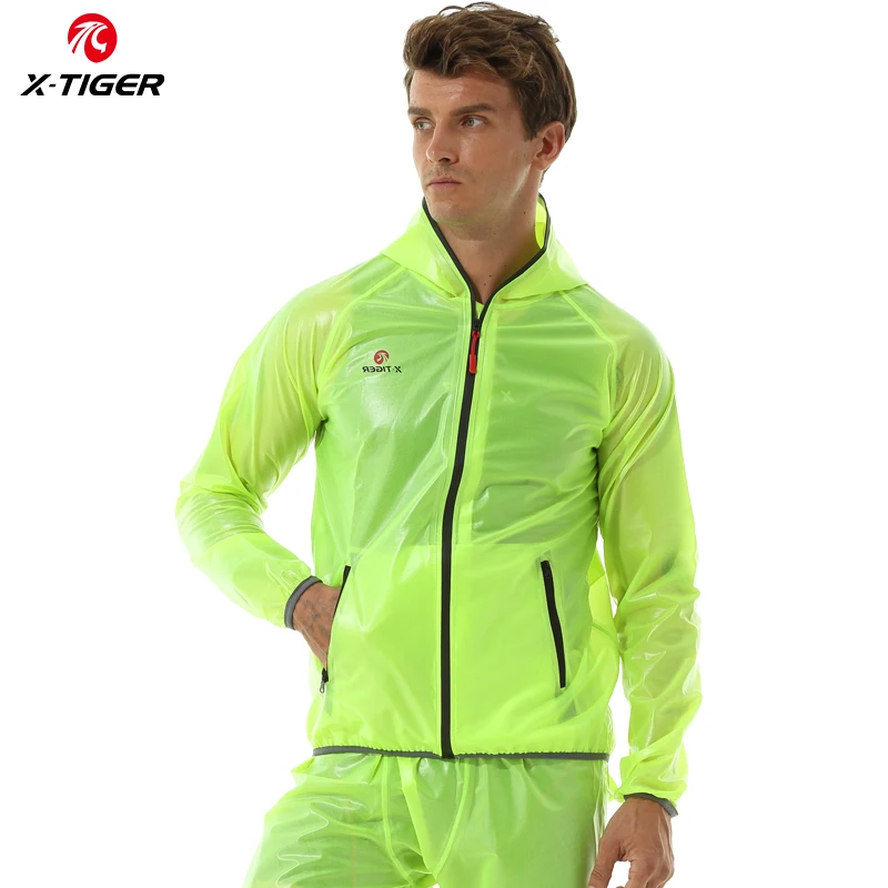 X-TIGER Мужская Водонепроницаемая Велосипедная Куртка Ветрозащитная