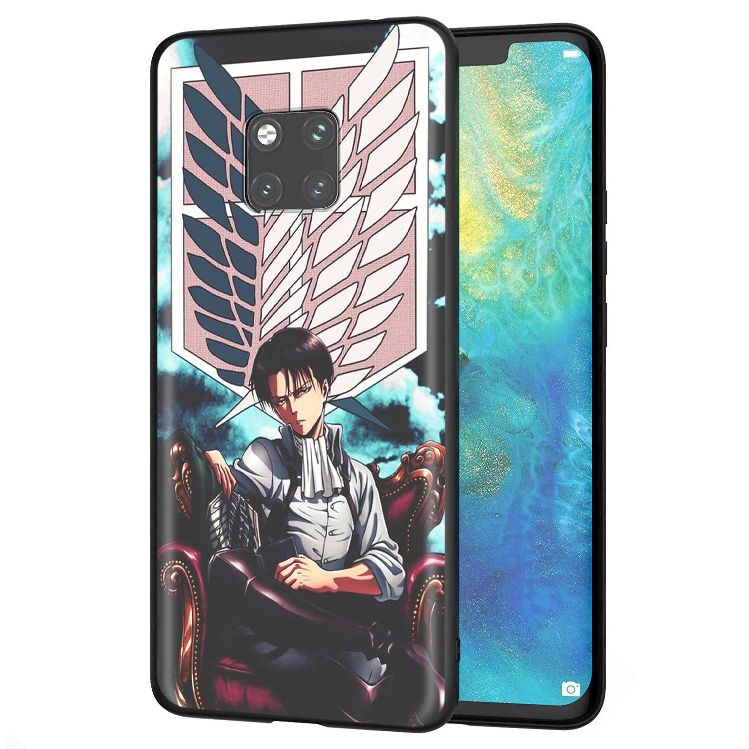 YIMAOC Attack On Titan Levi Case for Xiaomi 9T Pro CC9 A3 CC9E Redmi K20 7A Huawei Honor 20 9X P20 Lite Nova 5i Y9 | Мобильные