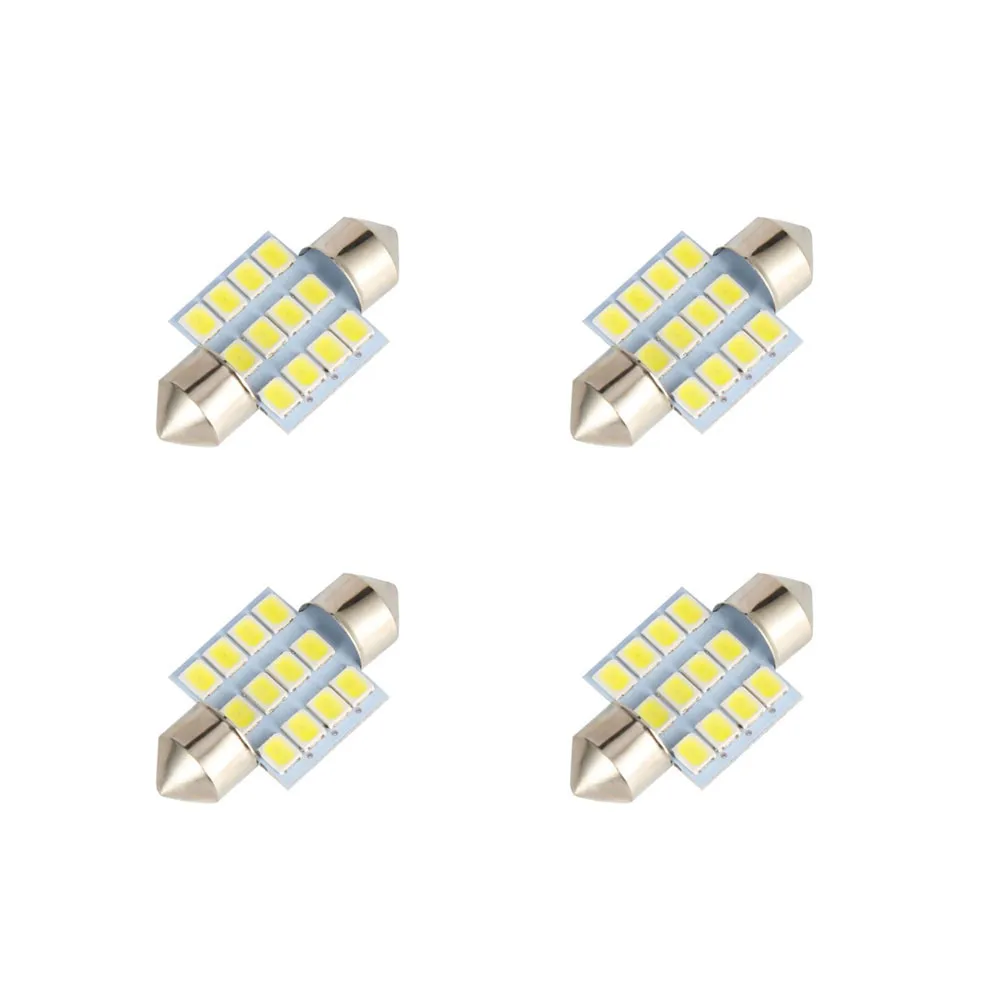 

4pcs 6500K White Light 31MM LED Dome Reading Light Bulb In Car For Toyota Camry Collora Tacoma