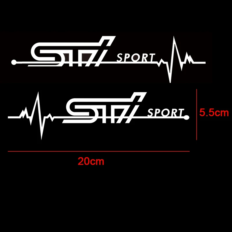 2pcs/lot for Subaru XV Legacy Forester Impreza WRX Car Accessories Personality Window Door Stickers STI Sport Emblem Decals | Автомобили и