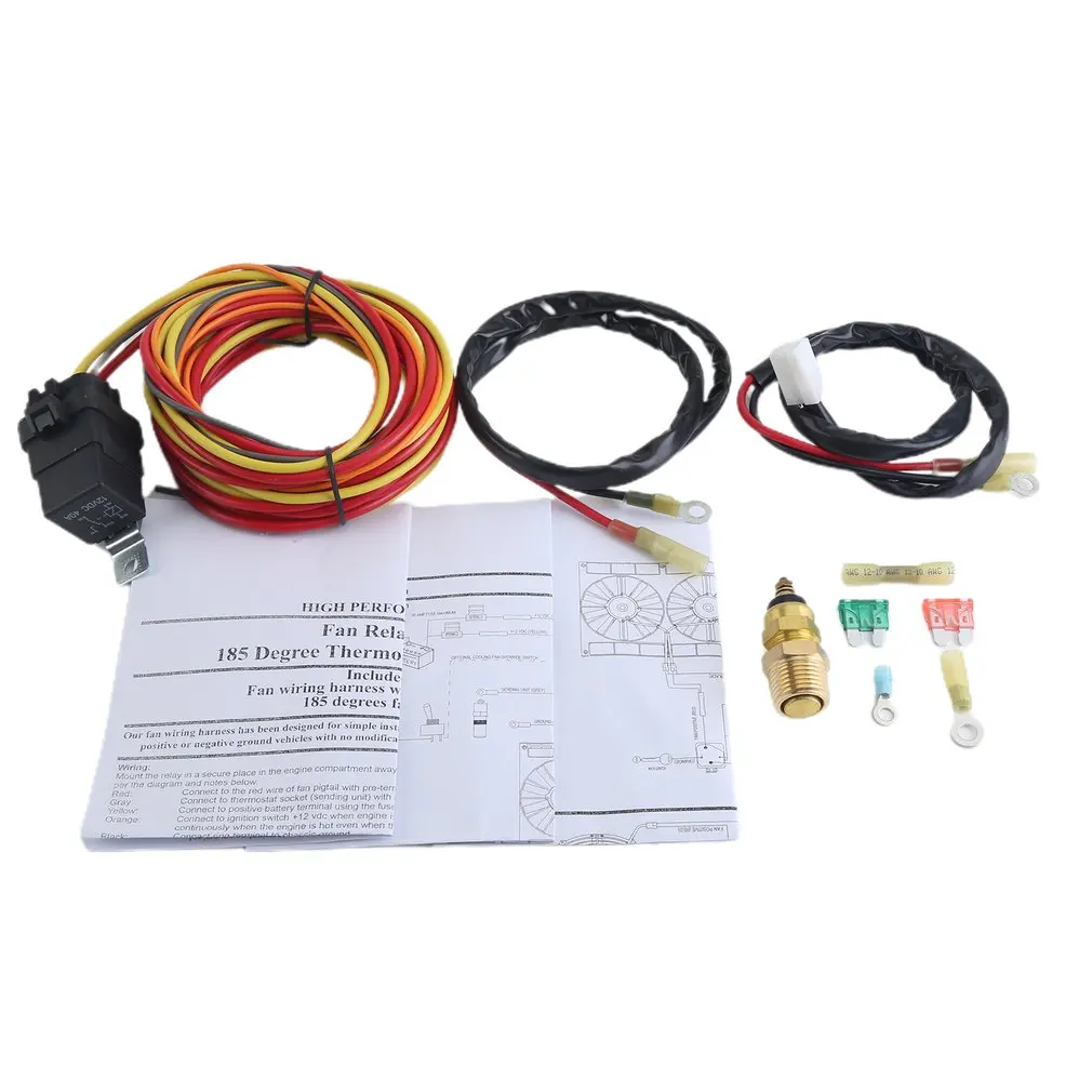 Комплект жгут проводов для двух электрических охлаждающих вентиляторов