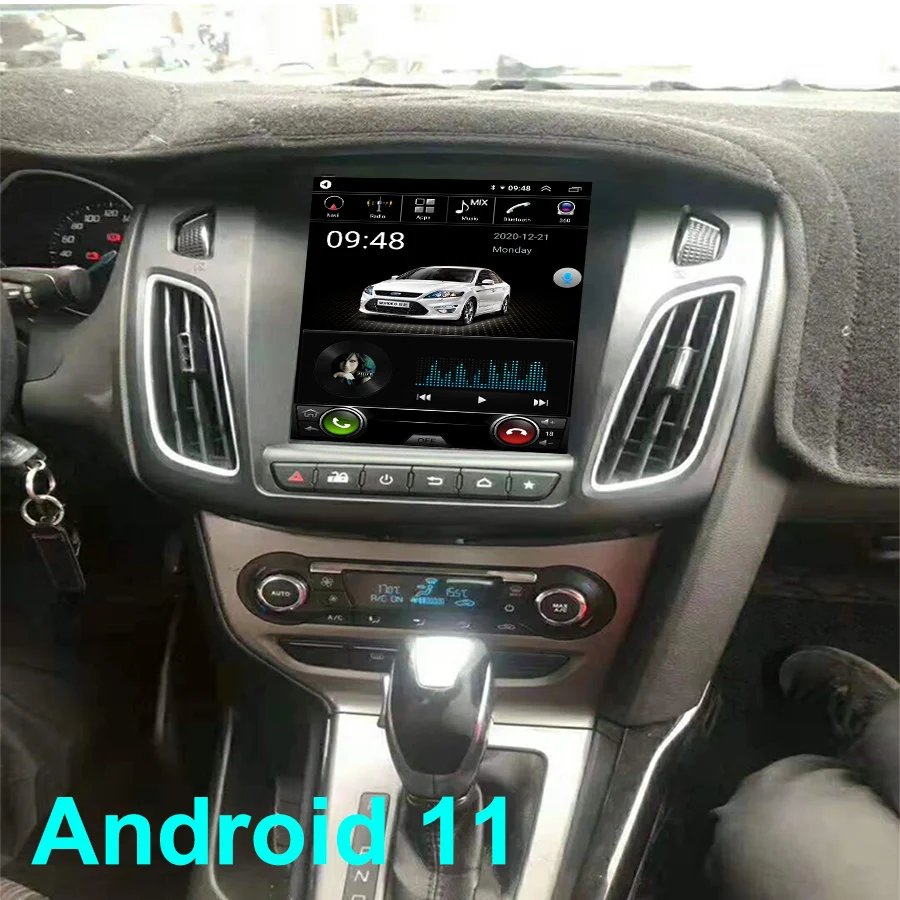 

2 Din Android стерео для Ford Focus 3 MK3 головное устройство 2012 2013-2019 Автомобильный мультимедийный видеоплеер GPS Авторадио Тесла стиль экран