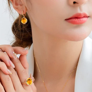 Pure Gold Earring - Diamond Trendy Jewelry 4