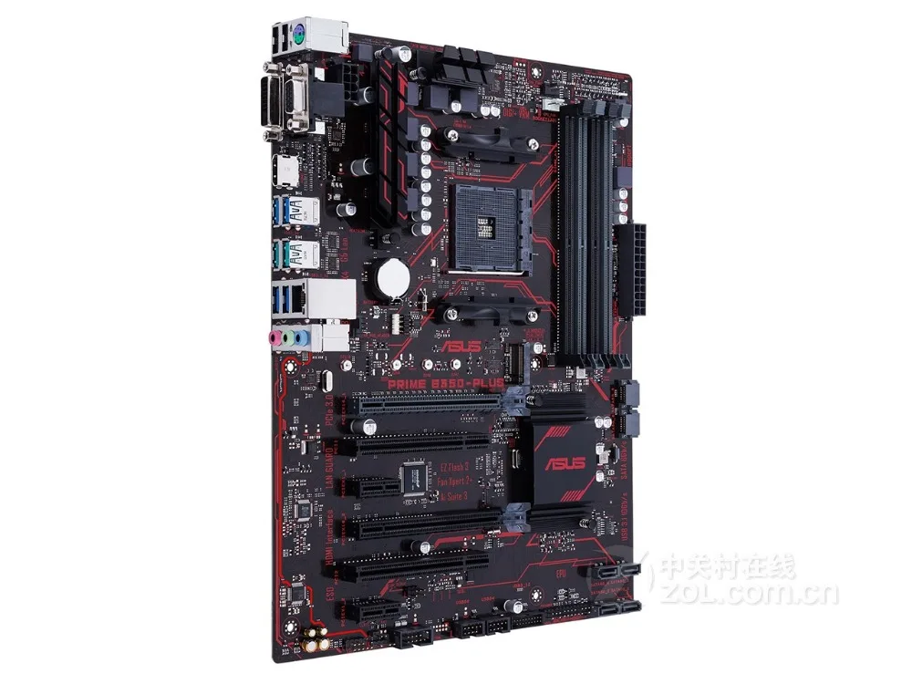 Оригинальная материнская плата ASUS PRIME B350-PLUS M.2 B350 с разъемом AM4 DDR4 64GB USB3.0 USB3.1, плата SATA3 для настольных ПК