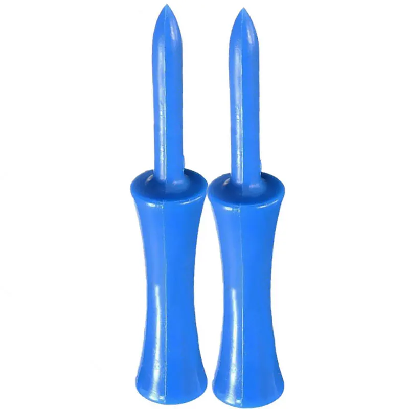 10 шт. в упаковке Принт по Пластик высота Управление синий Ти Для Гольфа