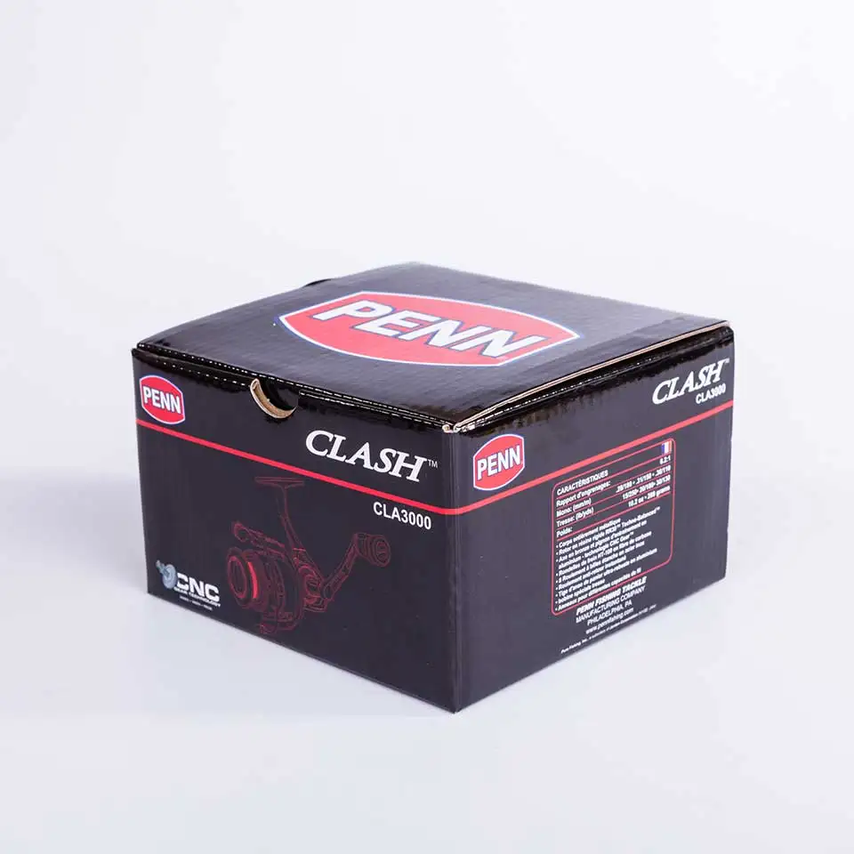 Стиль оригинальные PENN CLASH Спиннинг рыболовные катушки CLA3000-8000 с полностью металлическим корпусом SideplateCorrosion устойчивы