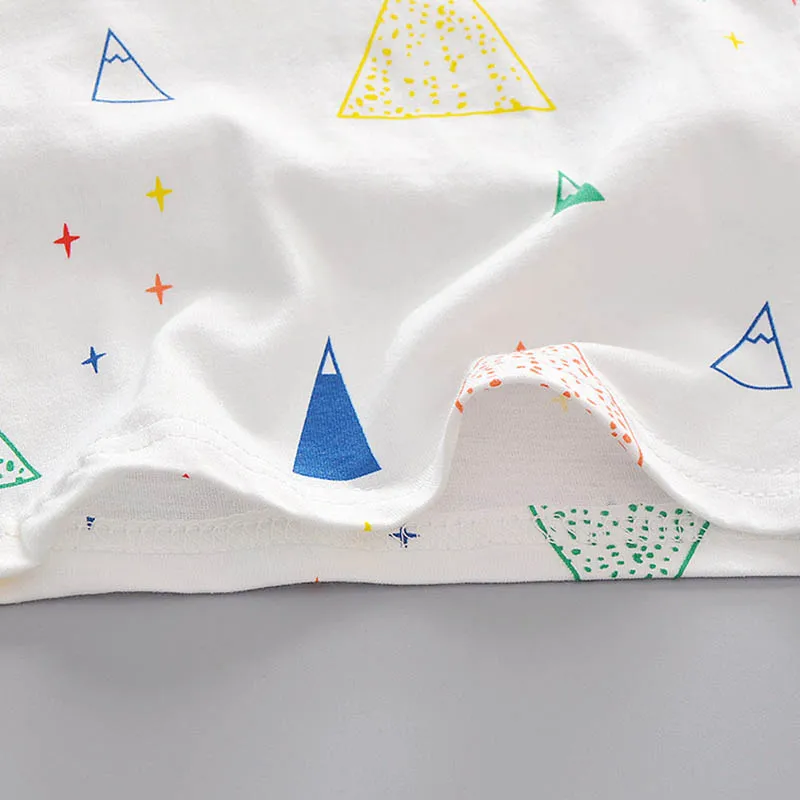 

Kids Girls Summer 2PCS 2021 Baby Casual Round Neck Printed T-Shirt + Trendy Overalls Children Infant Fashion Clothing Set Outfit