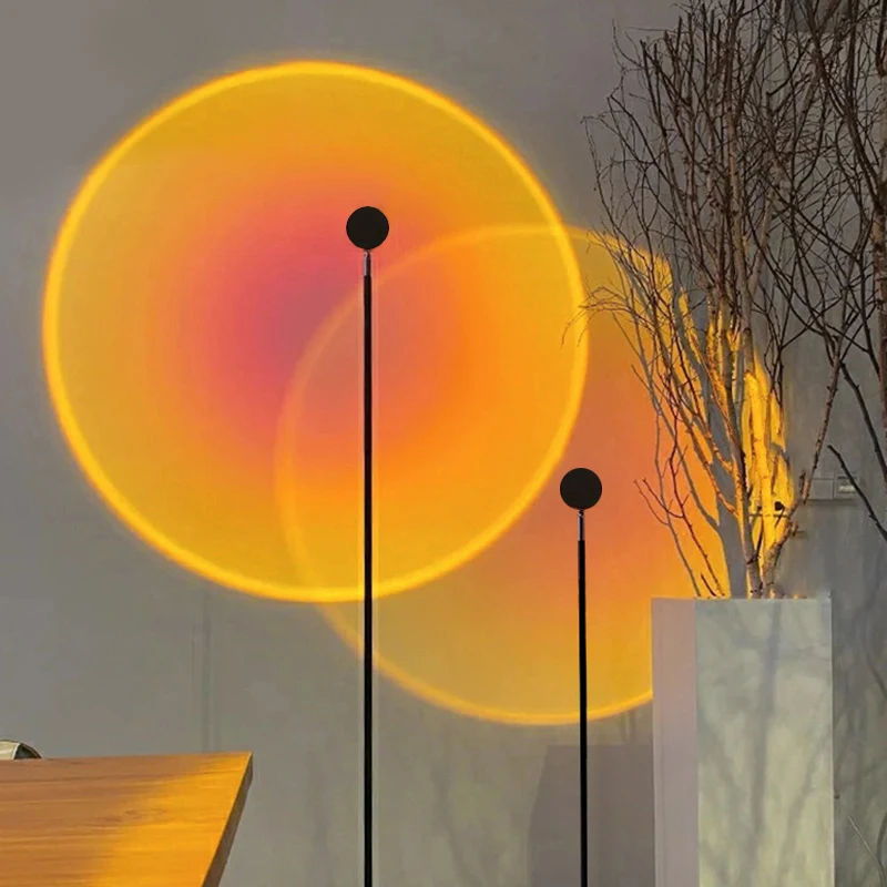 Светящаяся на солнце Напольная лампа атмосфера прикроватная светящаяся