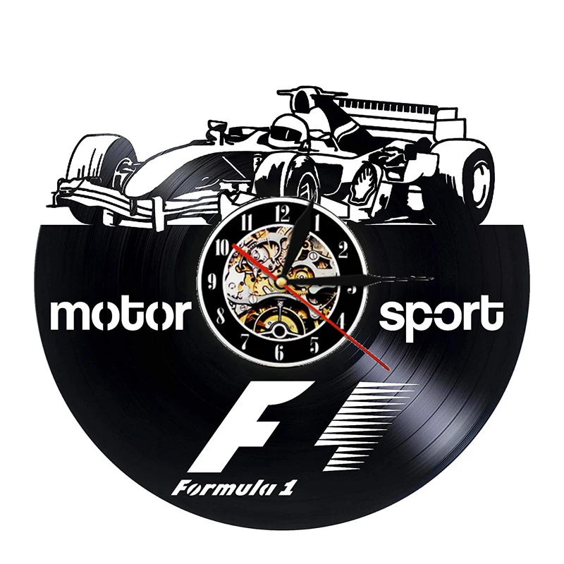 Виниловые настенные часы McLaren formale 1 современные дизайнерские для гоночного