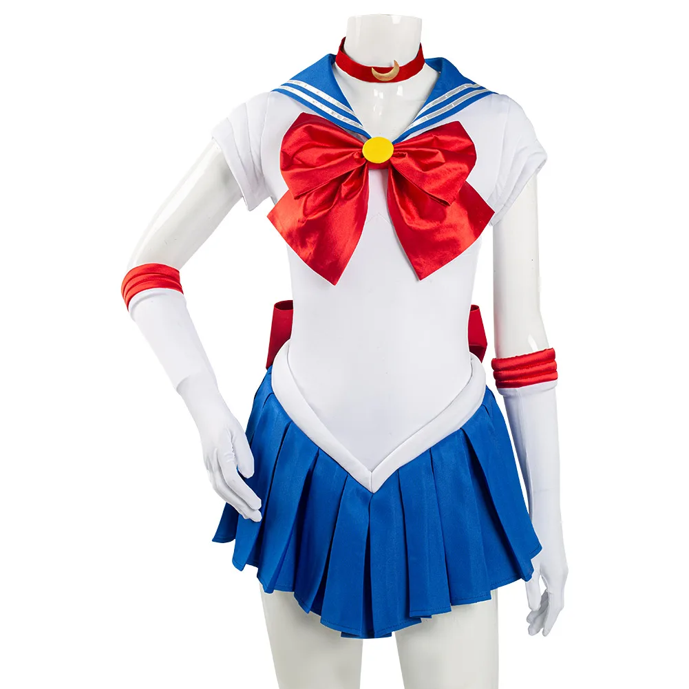 

MengDuoLe Sailor Moon Cosplay Tsukino Usagi Cosplay Costume Clothes Uniform Outfits Halloween Carnival Suit For Girls